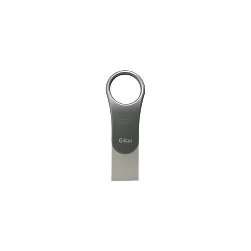 Silicon Power Mobile C80 64GB USB 3.0 Type-C ezüst pendrive