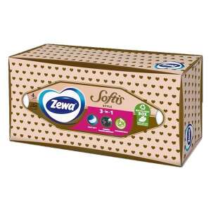 ZEWA Softis Style Papírzsebkendő - 4 Rétegű - 80 Darabos