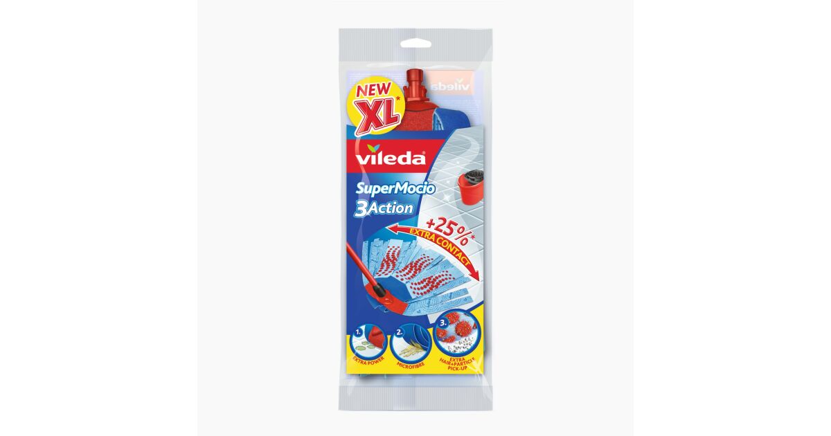 Vileda - 3Action Felmosópótfej 110591290