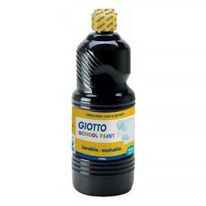 Giotto Tempera Festék - Fekete - 500 ml