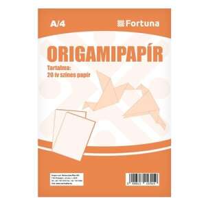 Fortuna A4 Origami papír, 20 lap - Fortuna