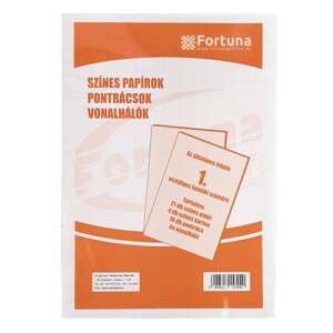 Fortuna színes papír, pontrácsok és vonalhálók csomag 1. osztályosoknak - Fortuna