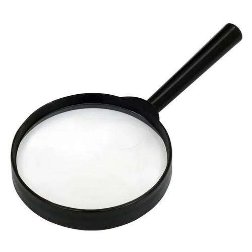 Lupă de mână de 75 mm cu mâner negru