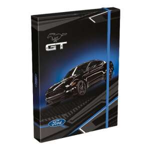 Ford Mustang GT A/5 mappa, fekete, gumiszalaggal - Füzetbox