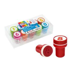 Fiorello Számok Önfestékező Bélyegzők - 10 db