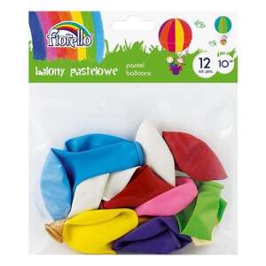 Baloane pastel Fiorello de 10 inch, pachet de 12 - Decoratii si echipamente pentru petreceri