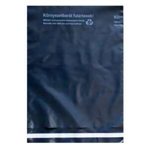 100 db-os csomag 17,5x25cm 50 mikron környezetbarát futártasak biztonsági ragasztócsíkkal - Boríték