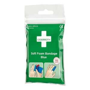 Cederroth Soft Foam Bandage Blau 6x40cm, selbsthaftende Wundversorgung - Häusliche Pflege