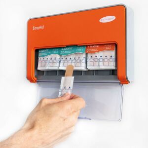 Dávkovač náplastí ACTIOMEDIC EasyAid Standard I. s vodotesnými a flexibilnými náplasťami - Starostlivosť o rany