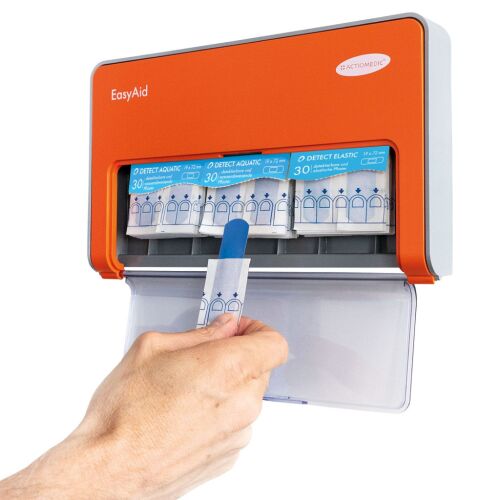 Dozator plasturi ACTIOMEDIC EasyAid Detect, 90 plasturi inclusi