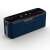 Side view of the iSEN H96 Max M7 TV Box with built-in Bluetooth speaker, blue