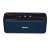 Front view of the iSEN H96 Max M7 TV Box with built-in Bluetooth speaker, blue