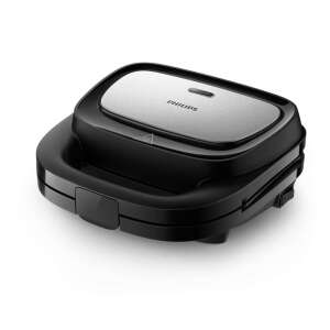 Philips HD2350/80 3 în 1 Sandwich maker, negru - argintiu