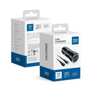 Încărcător auto Blue Star 25W cu porturi USB-C și USB-A în ambalaj - Incarcatoare auto