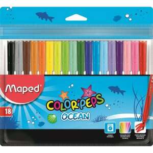 MAPED "Color`Peps Ocean" 2 mm kimosható 18 darabos Filctoll készlet 58587849 