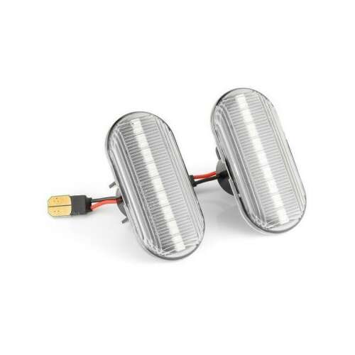 Smart Fortwo (453) LED side marker lights, 2 piece set, clear lens