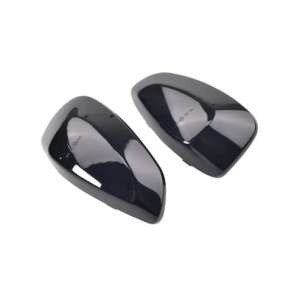 Pair of black side mirror covers with integrated LED turn signals for Renault Master, Opel Movano, and Nissan Interstar NV400 - Light & Indicator
