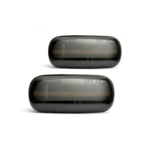Skoda Octavia 1U 1996-2011 Smoked LED Side Marker Lights, 2 Piece Set