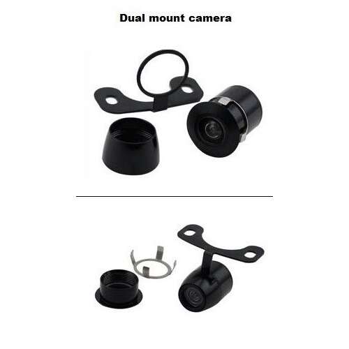 Cameră de marșarier auto cu montare dublă și unghi de vizualizare de 170 de grade