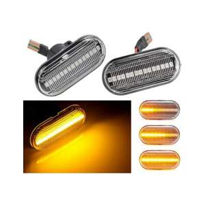 Pereche de lumini laterale dinamice cu LED pentru Renault Clio, Espace, Master, Megane, Trafic - Lumini auto