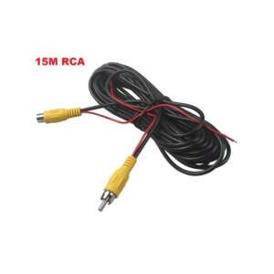 15-metrowy kabel przedłużający RCA do kamer cofania - Kabel RCA