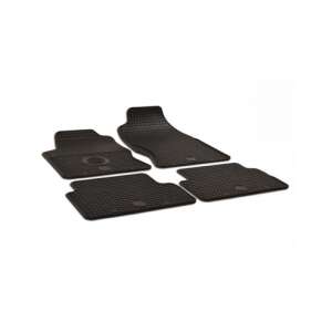 Ford Focus (2001-2006) car floor mats, set of 4, black rubber, non-slip - Car mat