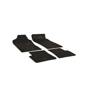 Peugeot 206 full set of black rubber car mats, tray type - Car mat