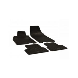 Renault Fluence (2010-) rubber car mat set, black, anti-slip - Car mat