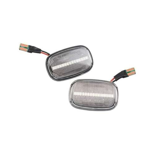 Toyota Hilux, Avensis, Corolla, Yaris, Verso dynamic LED side marker lights, 2 pack, clear lens
