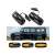 Lampy boczne dynamiczne sekwencyjne LED do Land Rovera Freelander, Discovery, Defender, soczewka dymiona, 2 sztuki, zamontowane na samochodzie