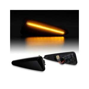 Dacia Sandero 2008-2012 LED lumini laterale de semnalizare, lentilă fumată, pereche - Lumini auto