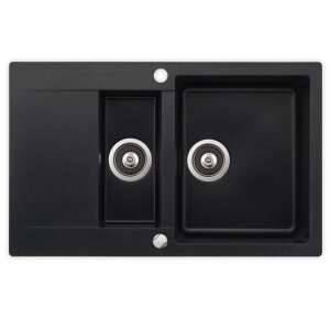 Teka Clivo 60 B-TQ gránit egymedencés + gyümölcsmosó csepegtetővel metál fekete mosogatótálca 56106786 - Teka