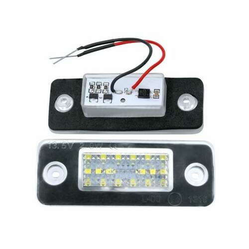 Set de lumini cu LED pentru număr de înmatriculare Audi A8 D3 2002-2010