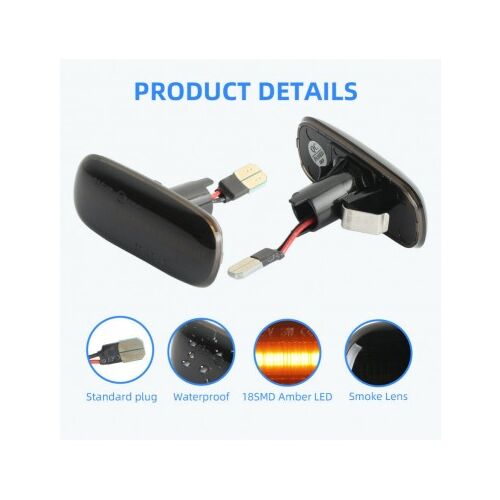 Lumini laterale LED fumurii pentru Audi A2-A8, TT - Detalii produs