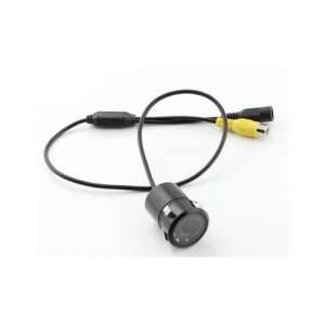 Schwarze Rückfahrkamera mit einstellbaren Führungslinien und Infrarot-Nachtsicht - Kfz-Elektronik