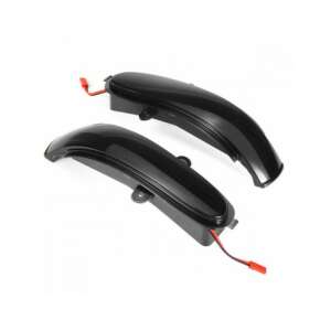 Pair of black dynamic LED side mirror indicators for Mercedes C W203, S203, CL 203 - Light & Indicator