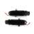 Pair of black dynamic LED side mirror indicators for Mercedes C W203, S203, CL 203