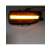 Schwarzer dynamischer LED-Spiegelblinker für Volvo S40, S60, S80, C30, C70, V40, V50, V70 mit gelbem Licht