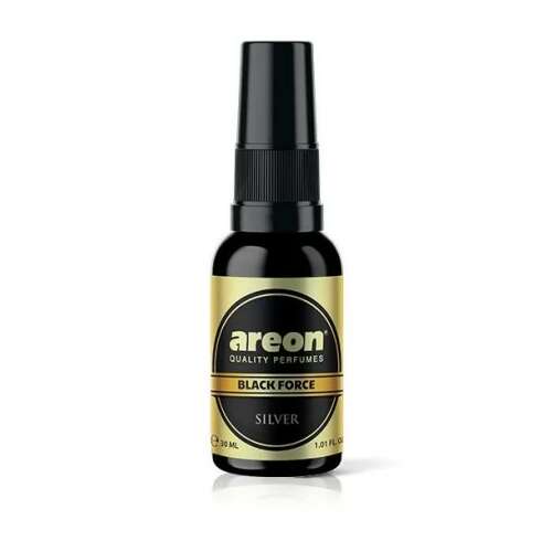 Areon Black Force Silver Auto-Lufterfrischer Spray, 30ml