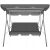 Funfit Garden Relax 3-seater swing bed in grey