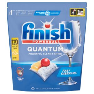 Finish Quantum All in 1 Lemon Dishwasher Capsules 120pcs 138956396 - Dishwashing