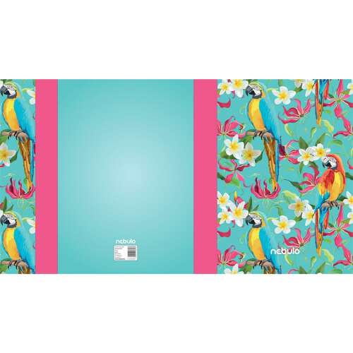 Nebulo Füzetbox A4 méretű füzetekhez, papagáj mintával