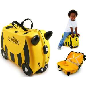 Trunki Bernard Biene Koffer mit Kind und offenem Innenraum - Trunki