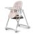 Kinderkraft Lastree Rosa Hochstuhl Schräge Ansicht