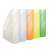 DONAU magazine files in various colors: transparent, blue, orange, yellow, green