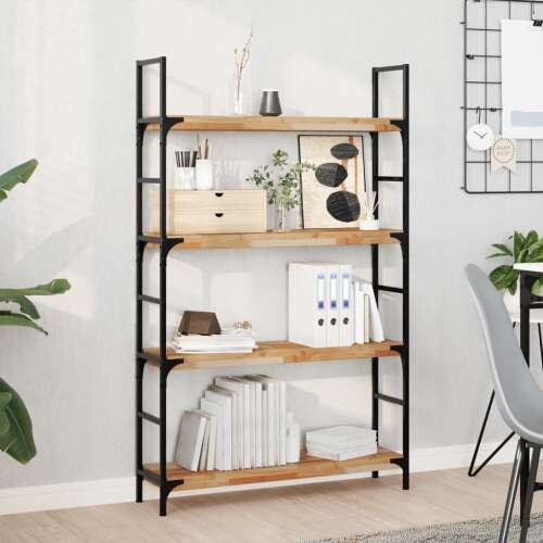 vidaXL Akácfa Fali Polc - 100x20x4 cm