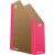 DONAU Life neon pink cardboard file organizer