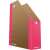 DONAU Life 80mm pink cardboard magazine file