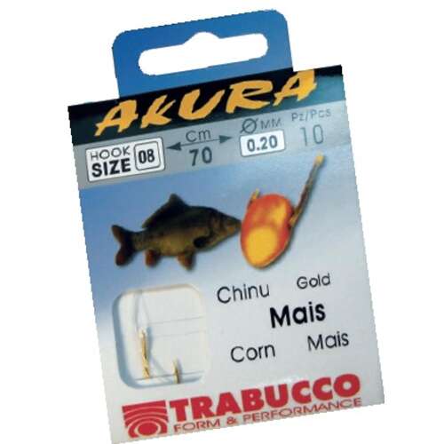 Akura Mais Libr.1/0-0,30 előkötött horog