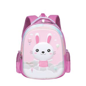 Daemi 3D Nyuszi Hátizsák gyerekeknek, rózsaszín - Ovis hátizsák, táska